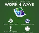 Cascade Platinum Dishwasher Detergent Packs, Fresh Scent