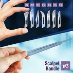 21 Pack of #11 Scalpel Blades & Handle