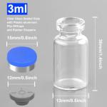 3ml Sealed Vials with Injection Port - 10 Pack