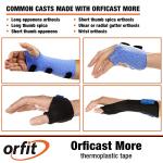 Orfit Orficast Heat-Activated Splinting Tape, Black
