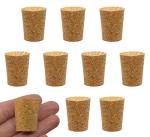 EISCO Tapered Cork Stoppers, Size #10, 10 Count