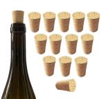 14-Piece Natural Tapered Cork Stopper Set