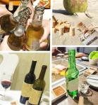 14-Piece Natural Tapered Cork Stopper Set