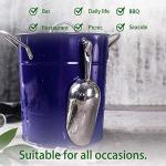 Blue Double-Wall 4L Metal Ice Bucket with Lid