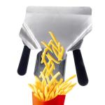 Stainless Steel Popcorn Shovel with Dual Handles