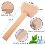 Wooden Hammer, Ice Bags, Steel Scoop & Tongs