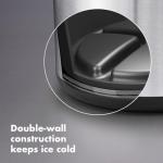 Stainless Steel Ice Bucket with Tongs Set