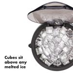 Stainless Steel Ice Bucket with Tongs Set