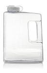 1 Gallon Clear Plastic Jug with Easy-Pour Spout