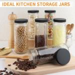 16 OZ Glass Juice Bottles, Set of 12