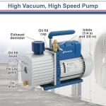 Inficon QS5 Vacuum Pump, 5 CFM Displacement