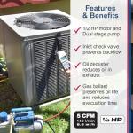 Inficon QS5 Vacuum Pump, 5 CFM Displacement