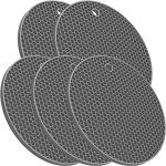 Thick Silicone Trivets Set of 3 for Hot Dishes