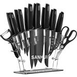 17-Piece High-Carbon Stainless Steel Knife Set