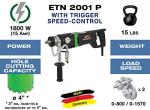CS Unitec ETN 2001 P 2-Speed Core Drill