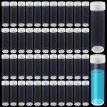 50 Pack 7 ML Plastic Vials with Screw Caps