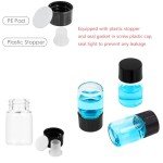 2ml Clear Glass Vials with Screw Caps - 12 Pack