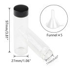Kesell 10 Pack 40ml Clear Glass Sample Vials
