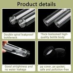 Kesell 10 Pack 40ml Clear Glass Sample Vials