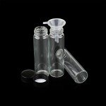 Kesell 10 Pack 40ml Clear Glass Sample Vials