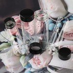 Kesell 10 Pack 40ml Clear Glass Sample Vials