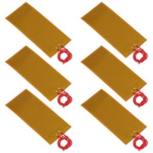 6pcs 45mmx100mm 24V PI Film Heater Pads
