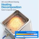 10L Ultrasonic Jewelry Cleaner with Heater & Timer