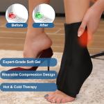 Ankle Ice Pack Wrap for Hot & Cold Therapy