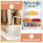 Ice Chilled Condiment Server with Removable Compartments