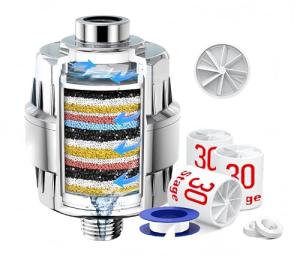 30-Stage Vitamin C Shower Filter with Cartridges