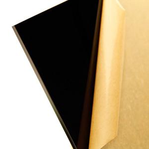 Black Opaque Acrylic Sheet, 1/16" Thick, 24"x36