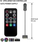 Mini ARGB Fan Controller Kit with Remote