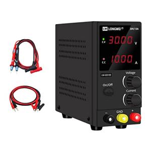 Adjustable 30V DC Power Supply with Digital Display