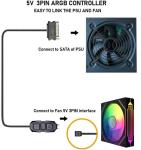 Mini ARGB Fan Controller Kit with Remote