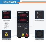 Adjustable 30V DC Power Supply with Digital Display