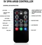 Mini ARGB Fan Controller Kit with Remote