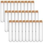 30pcs 13ml Glass Test Tubes with Cork Stoppers