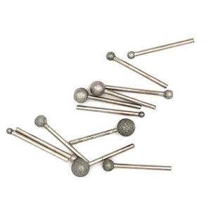 12 Pcs Diamond Tipped Rotary Grinding Burr Set