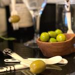 Olive Wood Salt and Spice Pot with Spoon