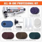 VEVOR 1/4" Right Angle Air Die Grinder Set