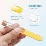 25-Pack 12ml Clear Glass Test Tubes with Stoppers