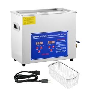VEVOR 6L Ultrasonic Cleaner with Timer and Heater