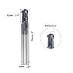 3mm Ball Nose End Mill Solid Carbide CNC Bit