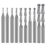 Carbide Ball Nose End Mill Router Bits Set