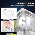 VEVOR 6L Ultrasonic Cleaner with Timer and Heater