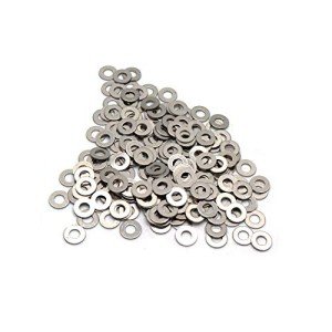 Yohii Stainless Steel M3 Flat Washers, 200 Pack