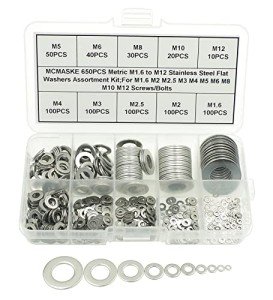 Metric Flat Washers Assortment Kit - Stainless Steel