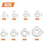 254-Piece Stainless Steel Flat Washer Assortment