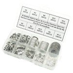 Metric Flat Washers Assortment Kit - Stainless Steel