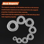 254-Piece Stainless Steel Flat Washer Assortment